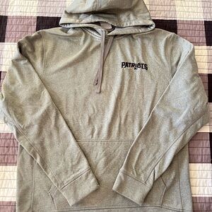 Team Apparel Patriots Gray Hoodie for Men size L
